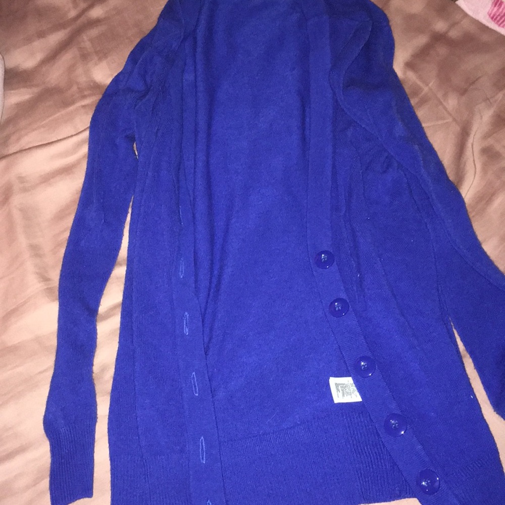 Soft royal blue cardigan
